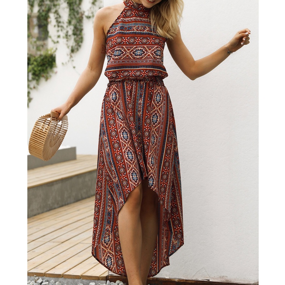 Bohemian Style High-low Dress - Picture 3 of 5
